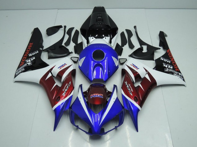 Carenagem Moto CBR 1000RR 06-07 - Burgundy & Azul