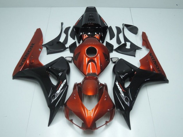 Carenagem Moto CBR 1000RR 06-07 - Laranja & Preto