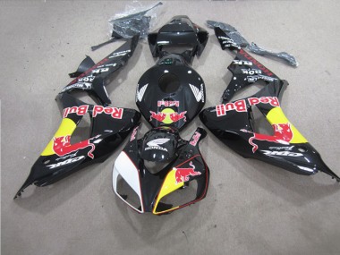 Carenagem Moto CBR 1000RR 06-07 - Preto Red Bull