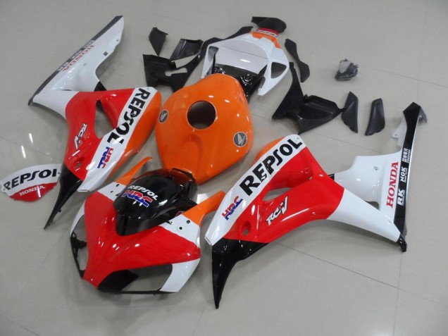 Carenagem Moto CBR 1000RR 06-07 - Preto Vermelho Branco Repsol