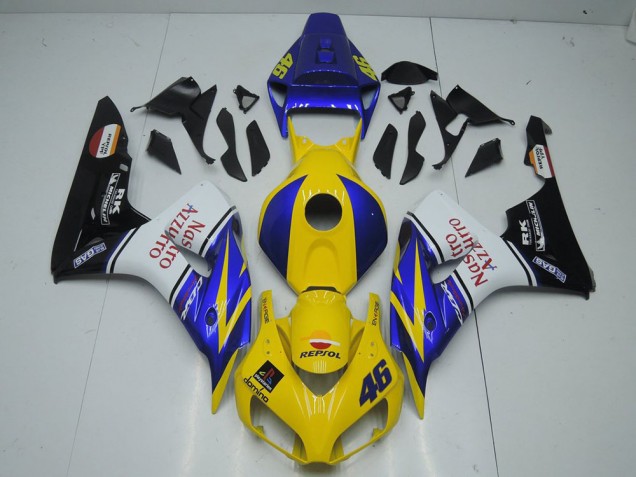 Carenagem Moto CBR 1000RR 08-11 - Amarelo Nastro