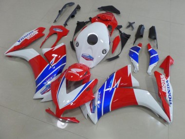 Carenagem Moto CBR 1000RR 12-16 - Branco Vermelho TT Legend