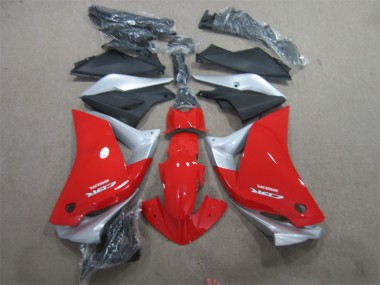 Carenagem Moto CBR 125R 11-13 - Vermelho Prata Preto