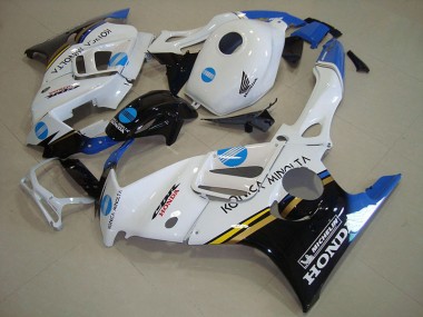 Carenagem Moto CBR 600 F3 95-98 - Branco Azul Konica Minolta