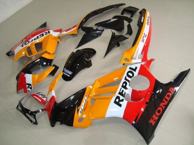 Carenagem Moto CBR 600 F3 95-98 - Laranja Preto Repsol