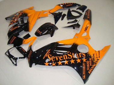 Carenagem Moto CBR 600 F3 95-98 - Preto Laranja SevenStars