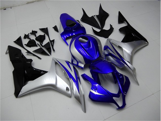 Carenagem Moto CBR 600RR 07-08 - Azul Prata Preto