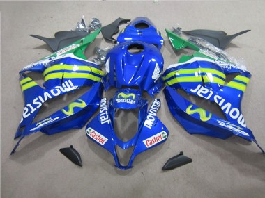 Carenagem Moto CBR 600RR 09-12 - Azul Branco Movistar