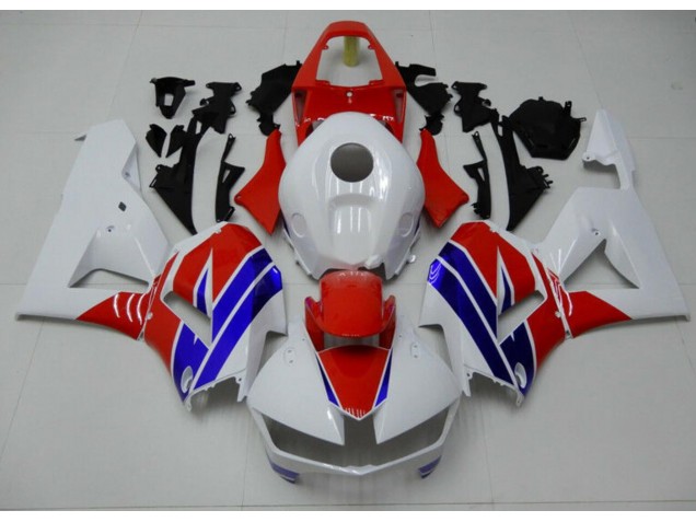 Carenagem Moto CBR 600RR 13-21 - Branco Azul Vermelho