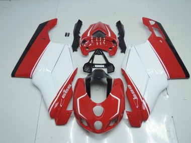 Carenagem Moto Ducati 749 999 05-06 - Vermelho Branco Vermelho