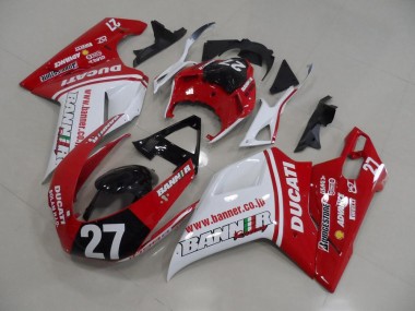 Carenagem Moto Ducati 848 1098 1198 07-14 - Bandeira 27