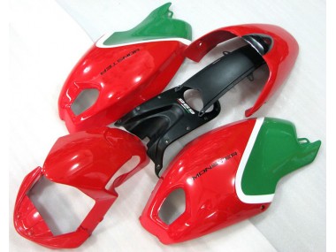 Carenagem Moto Ducati Monster 696 08-12 - Vermelho Verde Monster