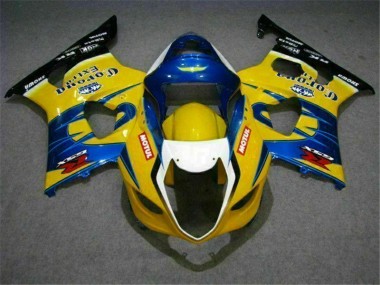 Carenagem Moto GSXR 1000 K3 03-04 - Amarelo Azul