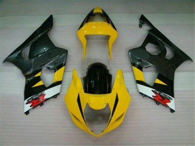 Carenagem Moto GSXR 1000 K3 03-04 - Amarelo Preto