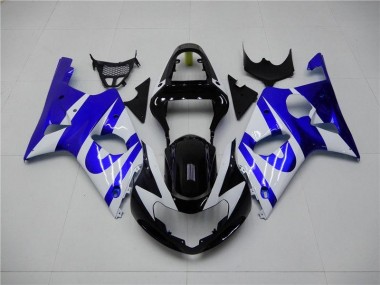 Carenagem Moto GSXR 1000 K3 03-04 - Azul Branco