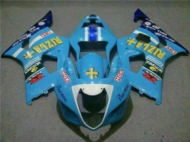 Carenagem Moto GSXR 1000 K3 03-04 - Azul