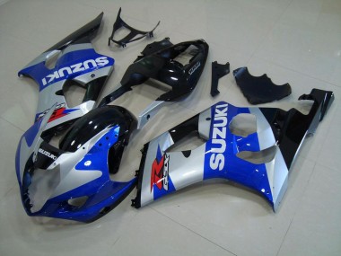 Carenagem Moto GSXR 1000 K3 03-04 - Azul Prata