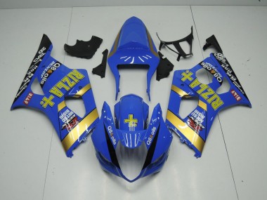 Carenagem Moto GSXR 1000 K3 03-04 - Azul Rizla