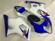 Carenagem Moto GSXR 1000 K3 03-04 - Branco Azul