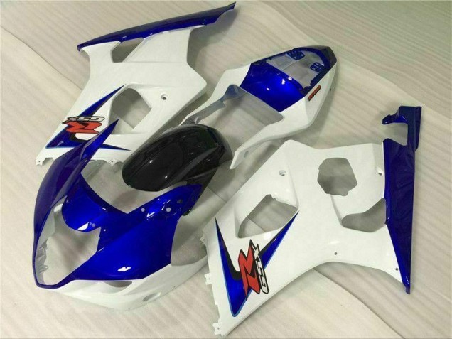 Carenagem Moto GSXR 1000 K3 03-04 - Branco Azul