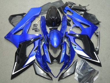 Carenagem Moto GSXR 1000 K5 05-06 - Azul Preto