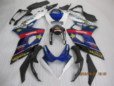 Carenagem Moto GSXR 1000 K5 05-06 - Azul Preto Rockstar