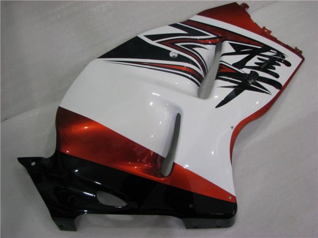 Carenagem Moto GSXR 1300 Hayabusa 96-07 - Laranja Branco Preto