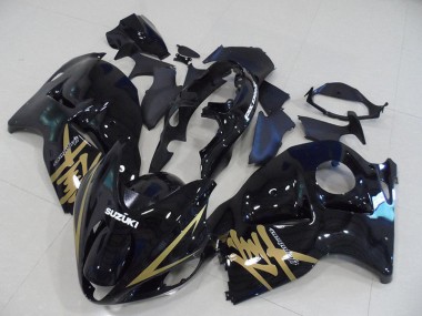 Carenagem Moto GSXR 1300 Hayabusa 96-07 - Preto Ouro Decalque