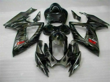 Carenagem Moto GSXR 600 / 750 K6 06-07 - Preto