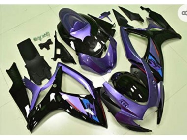 Carenagem Moto GSXR 600 / 750 K6 06-07 - Roxo Preto