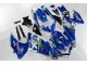 Carenagem Moto GSXR 600 / 750 K8 08-10 - Azul Branco Verde