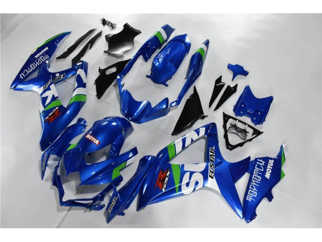 Carenagem Moto GSXR 600 / 750 K8 08-10 - Azul Branco Verde