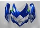 Carenagem Moto GSXR 600 / 750 K8 08-10 - Azul Branco Verde