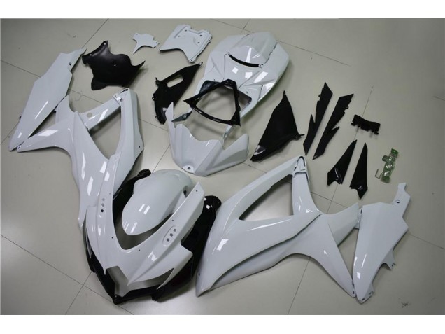 Carenagem Moto GSXR 600 / 750 K8 08-10 - Brilhante Branco