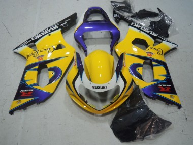 Carenagem Moto GSXR 600 K1 K2 K3 01-03 - Amarelo Roxo