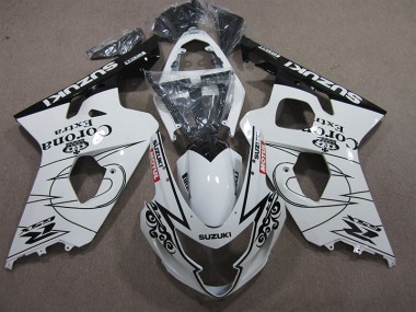 Carenagem Moto GSXR 600 K4 04-05 - Branco Corona Extra Motul