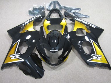 Carenagem Moto GSXR 600 K4 04-05 - Preto Amarelo