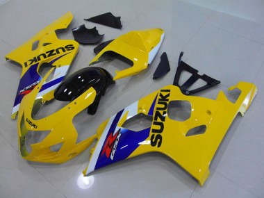 Carenagem Moto GSXR 750 K4 04-05 - Amarelo Azul