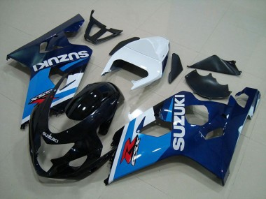 Carenagem Moto GSXR 750 K4 04-05 - Azul Branco