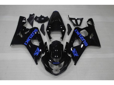 Carenagem Moto GSXR 750 K4 04-05 - Preto Azul Decalque