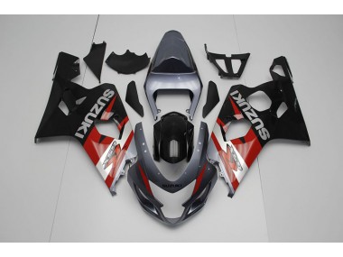 Carenagem Moto GSXR 750 K4 04-05 - Preto Vermelho