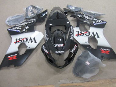 Carenagem Moto GSXR 750 K4 04-05 - Preto West Mobil