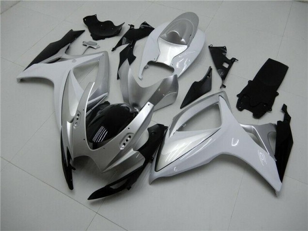 Carenagem Moto & Plástico Moto GSXR 600 / 750 K6 06-07 - Prata