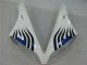 Carenagem Moto R1 04-06 - Branco Azul Chama