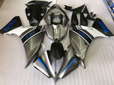 Carenagem Moto R1 12-14 - Prata Azul