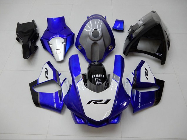 Carenagem Moto R1 15-19 - Azul Branco