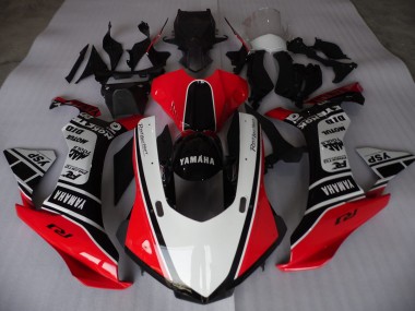 Carenagem Moto R3 15-22 - Vermelho Branco Preto