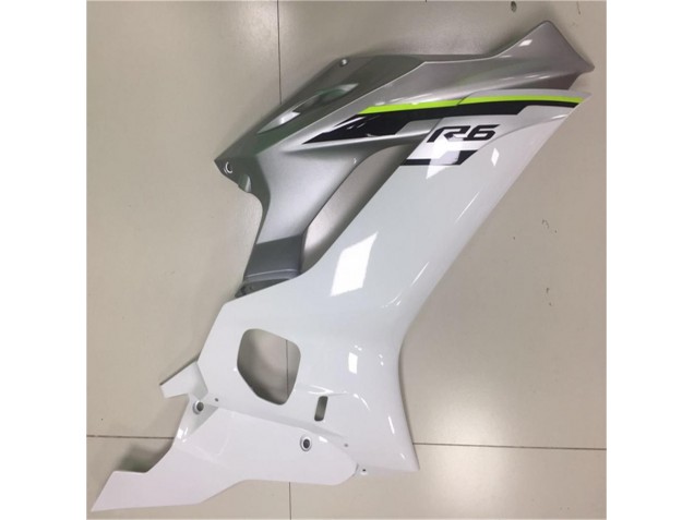 Carenagem Moto R6 17-23 - Branco Prata