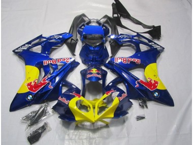 Carenagem Moto S1000RR 09-14 - Amarelo Azul RedBull