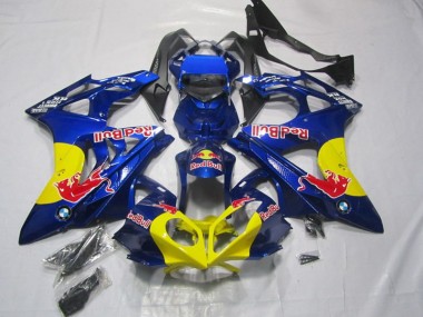 Carenagem Moto S1000RR 09-14 - Amarelo Azul RedBull